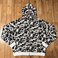 (eBay) Find many great new & used options and get the best deals for 2008 Kyoto city color camo shark full zip hoodie BAPE japan A Bathing Ape Size M at the best online prices at eBay! Free shipping for many products! Bape Hoodie Amazon, Bathing Ape Bedding, Bapesta Shark Hoodie, Bape Shark Slp, Bape Bapesta Star Mirror, Bape Abc Shark Full Zip Hoodie Pink, Black Bape Hoodie, Twitter Famous, Bathing Ape Hoodie