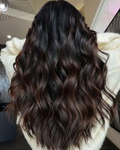 Dimensional Balayage, Long Hair Highlights, Hair With Highlights, Brown Hair Inspo, Hair Adviser, Black Hair With Highlights, Dark Hair With Highlights