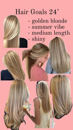 Golden blonde Light Golden Blonde Balayage, Long Honey Blonde Hair, Blonde Hair Inspo Summer, Different Types Of Blonde, California Blonde Hair Sun Kissed, Straight Lob Haircut, Summer Hairstyles For Straight Hair, Swedish Hair, Hair Inspo Summer