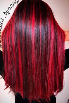 Awesome Hair Color, Red Hair With Highlights, Two Tone Hair, Red Highlights, Awesome Hair, Hair Red