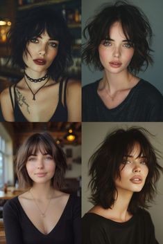 #Hairstyles #CurlyHairstyles #WeddingHairstyles #CuteHairstyles #TwistsHairstyle #PromHairstyles #EasyHairstyles #ShortHairstyles #shorthair #BridesmaiHairstyles #BlackWomenHairstyles #PixieHairstyles #cutelatinahairstyles #cutelatinahairstyles2024 Alternative Hair Short, Alternative Haircuts Medium, Housewife Aesthetic, Neck Length Hair, Wolf Cut Hair, Long To Short Hair, Shoulder Hair, Hair 2024, Wolf Cut