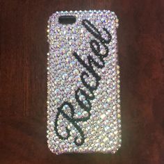 Made For Someone But They Ended Up Getting A Different Phone For Xmas. My Loss Is Your Game. Name Is Rachel. It’s For An Iphone 6s. Included Are Some Extra Crystals Incase Any Become Loose. Game Name, Iphone 6s, Phone Case Accessories, Womens Sizes, Phone Cases, Women Accessories, Iphone, Crystals, Electronic Products