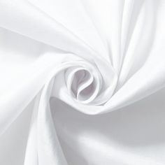 the white fabric is very soft and smooth