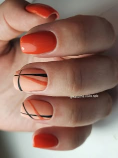 Orange And Brown Nail Designs, Barbados Nails, Nail Polish Art Designs, Plaid Nails, Sassy Nails, Christmas Nails Acrylic