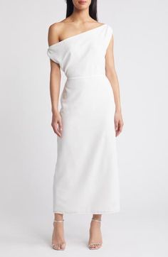 Date Night In, White Midi, V Neck Midi Dress, Midi Sheath Dress, Designer Clothes For Men, Modern Outfits, Women's Summer Fashion, Nordstrom Dresses, Night In