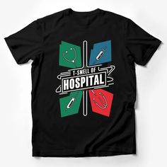 Nurse Doctor T-Shirt, Smell of Hospital Graphic Tee, Funny Medical Profession Shirt, Unisex Male T-Shirt Custom graphic T-Shirt.Customize your color Medical Humor, Professions, Male T Shirt, Custom Shirts, Medical, Womens Shirts, Cotton Blend, Graphic Tees, Tshirt Designs