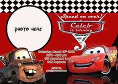 the cars birthday party is ready to be played on disney pixar's cars