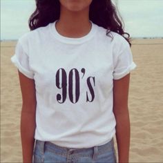 Women’s White 90s T-Shirt Size S! Please See Pic For Sizing Info! 90s Inspired Summer T-shirt With Letter Print, 90s Inspired Logo Print Summer T-shirt, 90s Inspired Graphic Print T-shirt For Summer, 90s Style Screen Print Tops For Summer, Retro Summer T-shirt With Slogan, 90s Style Summer Tops With Screen Print, 90s Style T-shirt For Spring Streetwear, 90s Style Spring Streetwear T-shirt, Retro Summer Tops For Streetwear