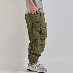 Applicable Season : Spring and Summer Applicable Scene : CASUAL Closure Type : Elastic Waist Decoration : PocketsFront Style : Flat Item Type : full length Length : Ankle-Length Pants Thickness : Lightweight Fit Type : regular Style : Military Material : nylon,COTTON,SPANDEX Gender : MEN Pant Style : Cargo Pants Waist Type : MID WHAT ABOUT REFUND? Fast refund,100% Money Back Guarantee. If your product is defective or doesn't work properly, let us know and we'll send you a replacement one. We bel