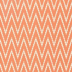 an orange and white geometric pattern