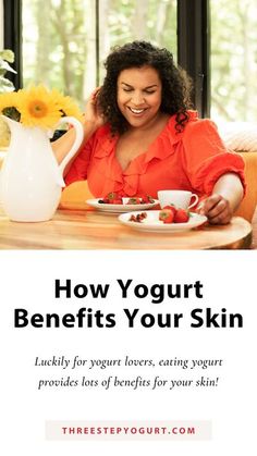 How Yogurt Benefits Your Skin Who doesn’t love a good skin day? Smooth, blemish-free skin can be a great boost for your confidence, and the condition of your skin can tell you a lot about your overall health. And, just like the popular saying “you are what you eat” suggests, what you put into your body has a big impact on your health. Luckily for yogurt lovers, eating yogurt provides lots of benefits for your skin. #healthyskin #skin #yogurt #healthtips #skinhealth Yogurt Benefits, Health And Fitness Apps, Garden Containers, T Love, Natural Health Remedies, Overall Health, What You Eat, Beauty Skin Care Routine, Health Advice