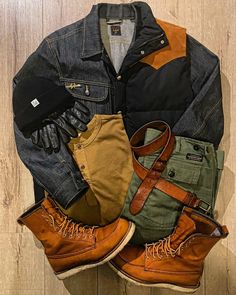 Practical Clothes, Rugged Style, Boots, Leather, How To Wear, Clothes