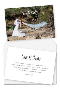 Wedding Thank You Verbiage | Wedding Thank You Card Sayings | Lumens Photography | For the Love of Stationery Thank You Wishes, Thank You Quotes