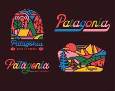 some type of logo designed to look like it is from the movie patagonia