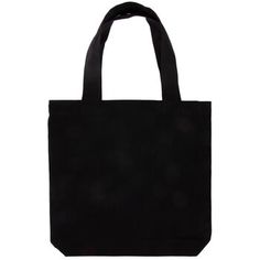 Customize your accessories by incorporating foundations like this Black Canvas Tote Bag into the mix. This heavy canvas bag boasts a solid black color, two handles, and a pocket that has been stitched to the interior hemline. Personalize it with embroidery thread, enamel pins, and more before loading it with the essentials that will help you stay stylish and prepared no matter where you go! Details: 	 Length: 17 1/4" 	 Width: 16 1/8" 	 Handle Drop Length: 10" Black Rectangular Canvas Bag With Canvas Lining, Black Canvas Bags With Canvas Lining, Black Canvas Bag With Canvas Lining, Black Shopping Bag With Canvas Lining, Black Double Handle Bag With Canvas Lining, Black Canvas Tote Bag For School, Black Cotton Shoulder Bag With Canvas Lining, Cotton Canvas Bag With Double Handle For School, Large Capacity Black Canvas Bag