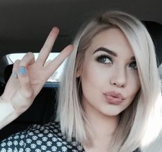 Hair Trendy We Fryzurach, Amanda Steele, Hair Styles 2017, Hair Color And Cut, Blonde Bobs, Dream Hair, Great Hair, Hair Dos