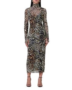 Afrm Shailene Mesh Bodycon Dress Fitted Leopard Print Maxi Dress For Spring, Fitted Leopard Print Dress For Spring, Fitted Leopard Print Spring Dress, Diamond Fashion Jewelry, Mesh Bodycon Dress, Jenni Kayne, Shoe Boutique, Fall Wedding Dresses, Jewelry Lookbook