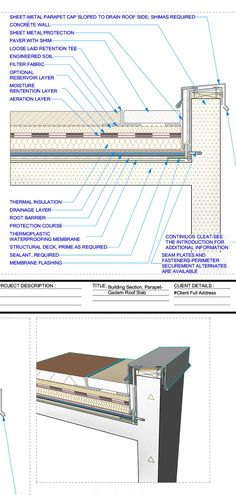 The use of Composites and Profiles in ArchiCAD to create Parapet wall construction details. check out the tutorial in our Youtube channel. https://lnkd.in/dWcdNCt Interior Construction Details, Parapet Roof Detail, Wall Details Architecture, Wall Section Model, Architecture Details Drawing, Roof Construction Detail, Flat Roof Detail, Archicad Tutorials, Roof Detail Architecture