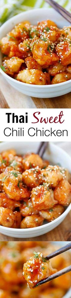 this thai sweet and sour chicken recipe is so easy to make