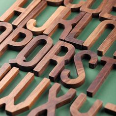 "Wooden Decorative Letters" New Nordic Style, Wooden Letters Decorated, Wooden Alphabet Letters, Number Combinations, New Nordic, Wooden Alphabet, Black Walnut Wood, Alphabet Design, Decoration Piece