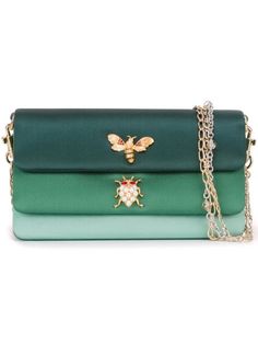 DOLCE & GABBANA Embellished Panelled Shoulder Bag. #dolcegabbana #bags #shoulder bags #hand bags #crystal # Handbags Green, Green Handbags, Embellished Purses, Green Shoulder Bag, Green Handbag, Shoulder Bags For Women, Designer Shoulder Bags, Online Shopping For Women, Green Satin