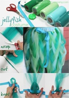 Diy Tutu Dress, Diy Jellyfish, Jellyfish Costume, Diy Tutus, Jellyfish Craft