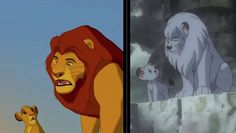 the lion and the mouse from disney's the lion king