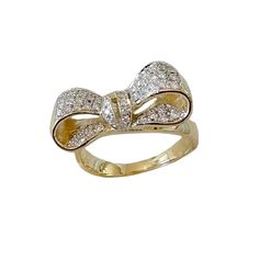 "This finely handcrafted ring is composed of14K solid gold and finished with genuine GVS1 quality natural real Diamonds.      ♦ Dimensions: approximately 18mm (W) x 8mm (L) x 5mm (H) ♦ Band Thickness: approximately 3mm wide ♦ Metal Finish: High Shine Polish ♦ This design is available in 14K Yellow, White or Rose Gold ♦ Our inventory is limited on Etsy. You can find more quantities and unique designs by vising our website: www.nanabijoujewelry.com ♦ This item is proudly made in USA and also avail Exquisite Gold Ring For Formal Occasions, Elegant Diamond Ring With Polished Finish As Gift, Elegant Gold Diamond Ring As Gift, Elegant Gold Diamond Ring Gift, Elegant Yellow Gold Diamond Ring Gift, Exquisite 14k Gold Rings For Formal Occasions, Luxury Yellow Gold Diamond Ring For Gift, Luxury Yellow Gold Diamond Ring As Gift, Elegant 14k Gold Diamond Ring Gift