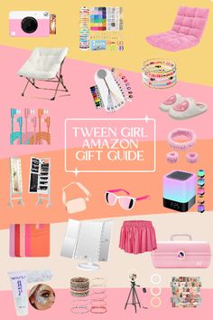 Top gift ideas for the Tween Girls (Age 8-12) in your life! 12 Year Girl Gift Ideas, Christmas Gifts For Preteen Girls Ideas, Preteen Girl Gift Ideas Christmas, Teen Christmas Basket Ideas, Preteen Gifts Girls, Gifts For Girls 10-12, Gifts For Preteen Girls, Cool Gifts For Girls 10-12, Gift Ideas For Girls 8-10