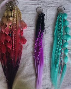 Over 75 colors in stock and ready to be shipped  Can custom make Dread Hair Extensions, Hair Jewellery, Dread Hairstyles, Oct 1, Body Jewellery, Hair Jewelry, Body Jewelry, Halloween Shopping, Hair Extensions