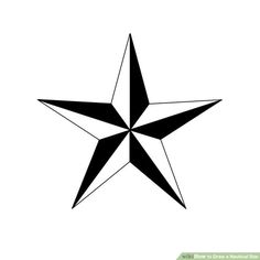 a black and white image of a star