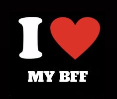 i love my beef sticker on the back of a cell phone with an image of a heart