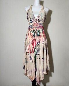 Usa Dress, Butterfly Print Dress, Colorful Butterfly, Usa Dresses, Halter Style, Butterfly Pattern, The Butterfly, Colorful Butterflies, Dress Vintage