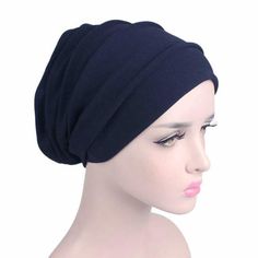 Super Chic Hijab Headwrap for all hairstyles from locs and braids to Afros and cornrows. Material: CottonDecoration: NoneFabric Type: Knitted Cotton Turban, Head Wraps For Women, Best Hair Care Products, Chemo Headwear, Afrikaanse Mode, All Hairstyles, Turban Headwrap, Chemo Hat, Turban Hat