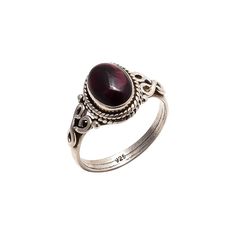 PRICES MAY VARY. High-Quality Materials 🌟: Our Garnet Stone Ring boasts top-notch quality materials! 🎉 We use only genuine garnet stones, handpicked for their dazzling color and clarity, paired with sterling silver known for its durability and shine. 🌟 Each piece is crafted to last, ensuring your ring remains stunning for years to come! Handmade Craftsmanship ✨: Say hello to artisanal perfection! 👋🏼 Our skilled artisans pour heart and soul into handcrafting each ring. 💖 From shaping the si Big Gemstone Rings, Goth Engagement Ring, Rings With Stones Gemstones, Winter Rings, Blood Ring, Goth Engagement Rings, Whimsigoth Jewelry, Burgundy Jewelry, Westwood Jewellery