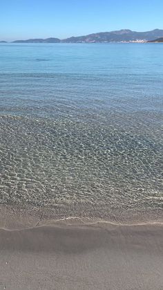 the water is crystal blue and clear at this beach