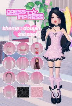 roblox dti theme douyin outfit🎀#dresstoimpress #dti #douyintiktok  #douyinoutfit Di Douyin Outfit, Hard Dress To Impress Themes, Di Chic Theme, Dti Theme Favourite Item, Douyin Outfits Aesthetic, Dti Outfits Non Vip Theme Douyin, Outfits For Dress To Impress, Doujin Outfit, Douyin Style Outfits