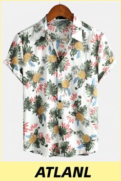 Great for summer vacation, daily leisure, sun beach, travel, rock parties, concert, streetwear, stage performance, dating, urban style, themed parties etc. Summer Vacation Camp Shirt With Casual Collar, Collared Shirt For Summer Vacation, Collared Summer Vacation Shirt, White Button-up Shirt For Summer, Printed Shirt For Vacation With Casual Collar, Summer Printed Shirt With Casual Collar, White Short Sleeve Shirt For Summer, Short Sleeve Summer Vacation Shirt, White Shirt With Casual Collar For Vacation