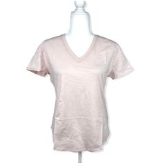 Daily Ritual Jersey Short Sleeve Top V-Neck T-Shirt Size S Women's T-Shirt -New with Tag -Brand: Daily Ritual -Size: S -Material: 100% Cotton -Approximate Armpit to Armpit: 19 Inch -Approximate shoulder to shoulder: 17.5 inch -Approximate Length: 24 Inch(Front) 26 Inch(Back)-Soft fabric -Made in Phillippines Pink V-neck Graphic Tee, Pink V-neck Graphic Tee Top, Relaxed Fit V-neck Graphic Tee, Pink Relaxed Fit V-neck T-shirt, Basic V-neck T-shirt For Spring, Basic V-neck Summer Shirt, Casual Pink V-neck Top With Short Sleeves, Pink Cotton V-neck T-shirt, Relaxed Fit Graphic V-neck T-shirt