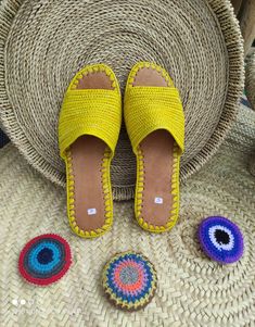 These beautiful handmade raffia shoes were handmade by highly skilled women craftsmen in Morocco in the city of Essaouira. Each pair is entirely handmade and takes a few days to produce. Materials: Made in Raphia and High Quality Leather; 100% Braided Craftsman. Below is a global women's conversion table adapted for the European, British and American system: EUR 35 - United Kingdom 2.5 - US 5 - 22.4 cm - 8.82 inches EUR 36 - United Kingdom 3.5 - US 6 - 23cm - 9.06 in. EUR 37 - United Kingdom 4 - Artisan Sandals With Woven Sole And Open Toe, Artisan Sandals With Woven Sole, Open Toe, Artisan Open Toe Sandals With Woven Sole, Bohemian Handmade Huarache Sandals In Natural Color, Bohemian Handmade Natural Huarache Sandals, Handmade Bohemian Huarache Sandals In Natural Color, Traditional Woven Leather Sandals For Spring, Traditional Handwoven Slip-on Sandals, Traditional Handwoven Round Toe Sandals