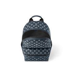 LOUIS VUITTON® - Discovery Backpack - Ink Blue White Louis Vuitton Gifts, Trunk Bag, Ink Blue, Louis Vuitton Official, Buckle Shoes, Wallet Pouch, Monogram Bag, Everyday Bag, Blue Ink