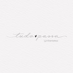 the logo for an italian restaurant called tulopazza, which is written in cursive writing