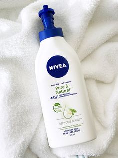 Drugstore Delight: Nivea Pure Natural Beauty Routine, Natural Body Lotion, Soap Company, Natural Body, Beauty Routine, Smell Good