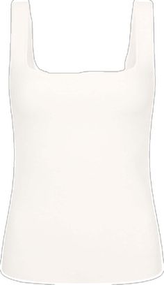 Rebecca Vallance, Tank Top White, Ribbed Tank Top, Ribbed Tank Tops, Ribbed Tank, White Tank Top, Cami Tanks, White Tank, Square Neck