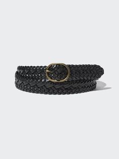 Round Buckle Mesh Leather Belt | UNIQLO US Marimekko Uniqlo, Uv Protection Clothing, Chino Joggers, Adam Scott, Parka Vest, Roger Federer, Tank Top Camisole, The Legend Of Zelda, Mesh Design