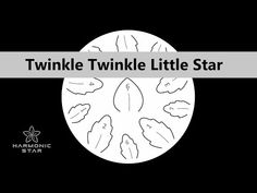 a black and white photo with the words twinkle twinkle little star in it's center