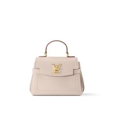 LOUIS VUITTON® - Lockme Ever Mini - Greige Lockme Ever Mini, Louis Vuitton Lockme, Louis Vuitton Sac, Beautiful Handbags, Louis Vuitton Official, Mini Handbags, Louis Vuitton Handbags, Luxury Handbags, Inside Pocket