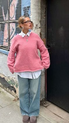 Oversized Hoodie Women, Grunge Clothes, Streetwear Fashion Women, Modest Fashion Outfits, Cute Everyday Outfits, Cute Simple Outfits