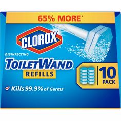 clorox disinfecting toilet wand refills