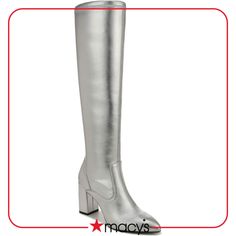 in stock Glamorous Leather Winter Boots, Glamorous Leather Boots For Winter, Silver Leather Heeled Boots For Spring, Glamorous Leather Boots For Fall, Glamorous Fall Leather Boots, Silver Leather Heeled Boots For Fall, Glamorous Winter Leather Heeled Boots, Trendy Silver Leather Heeled Boots, Metallic Heels